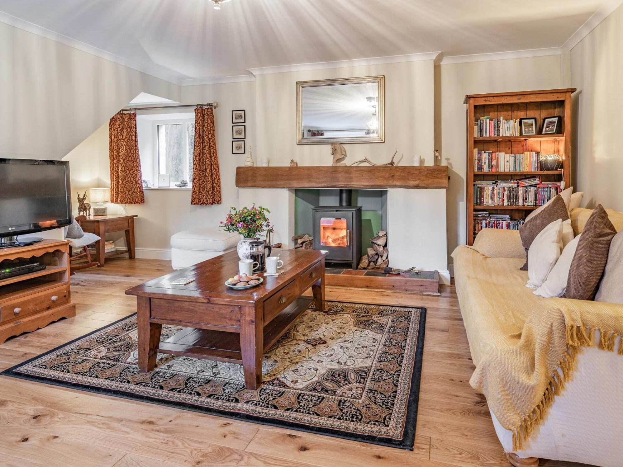 Pwll Farmhouse Llanllawdog Bagian luar foto